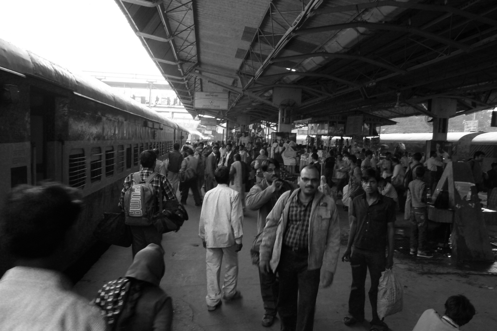 Indian train station