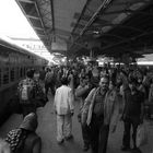 Indian train station