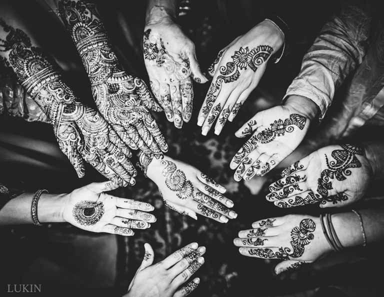 Indian wedding - henna tattoo - Lukin Photography