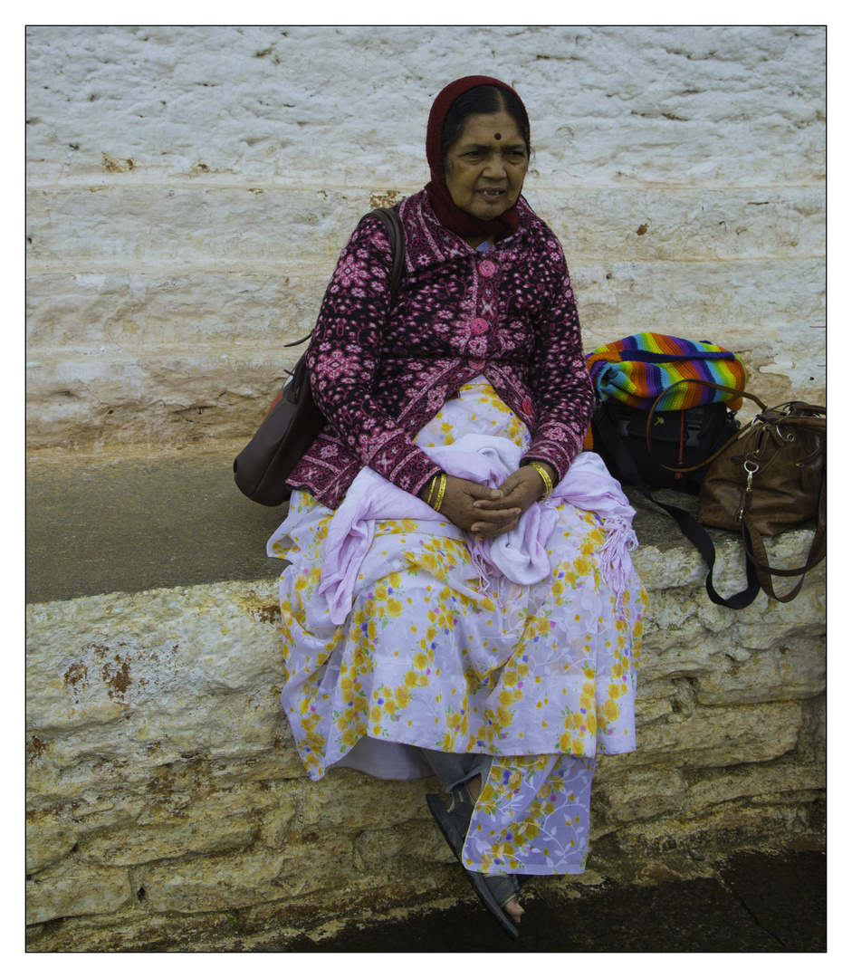 Indian Woman at the Dochula Pass