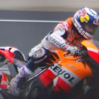 Indianapolis MotoGP Nicky Hayden in the rain