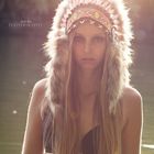 Indianer Girl Sunset