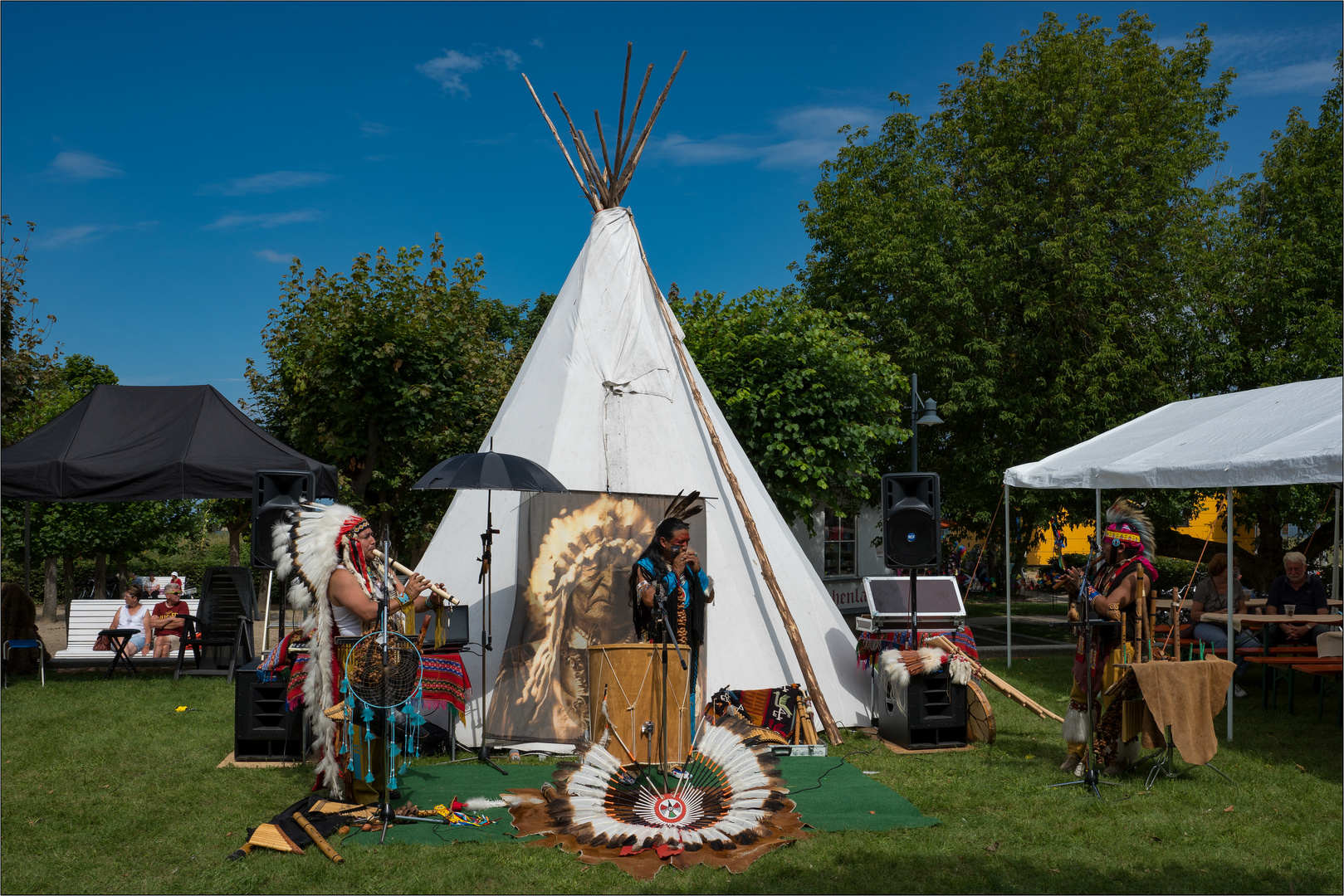 Indianer haben Ahlbeck erobert