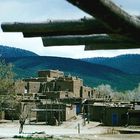 Indianer Pueblo von Taos - Gesamtansicht