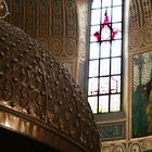 Indianerhäuptling in der Chorapsis der Herz-Jesu-Kirche in Augsburg-Pfersee