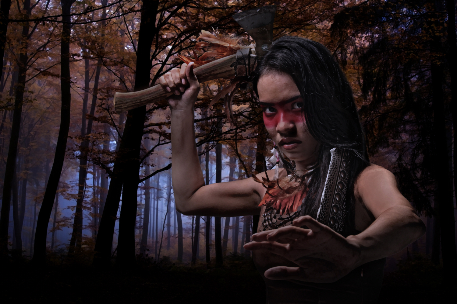 Indianerin Foto Bild Fotomontage Fantasy Mystery Indianer Bilder Auf Fotocommunity