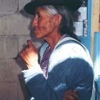 Indianerin auf dem Markt von Oruro (Bolivien)