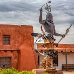 Indianerstatue bei Santa Fe