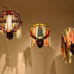 indianische Masken in weichem Licht ....