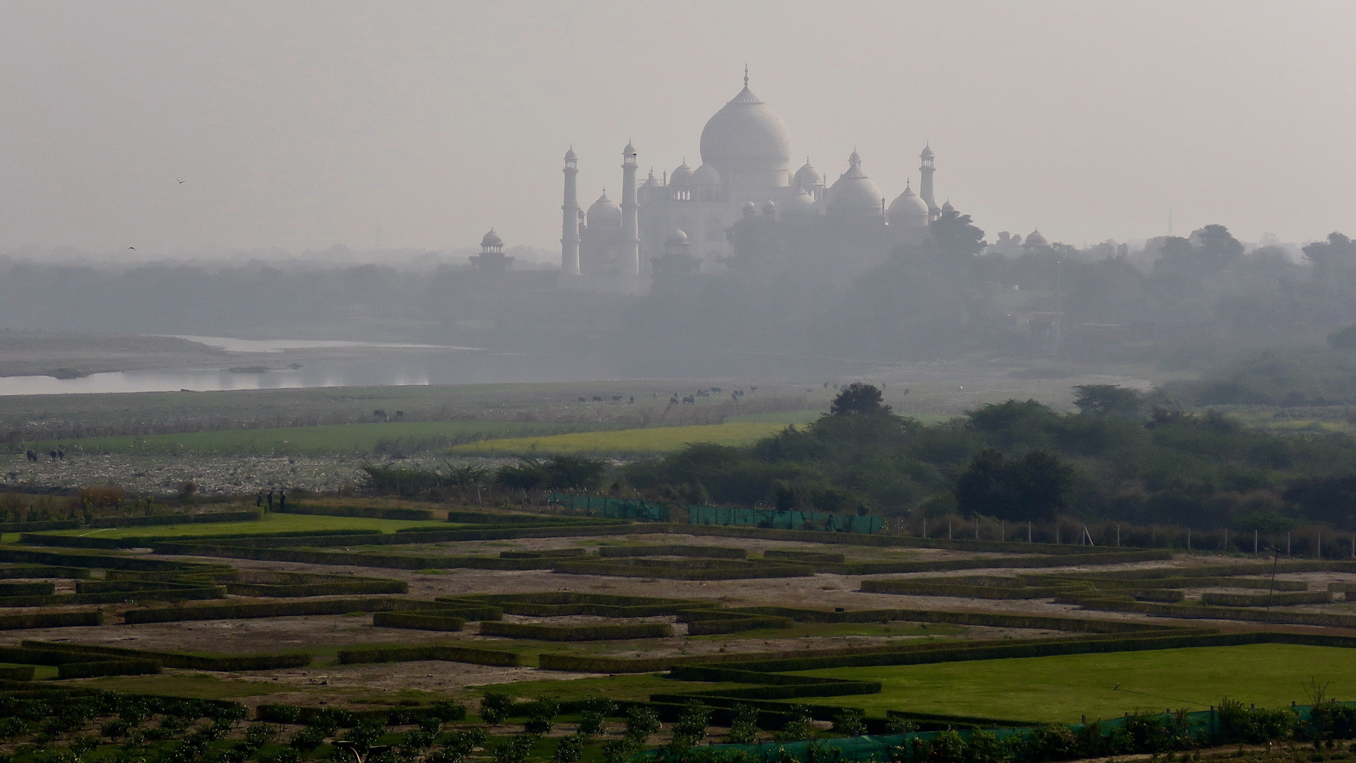 Indien (2019), Fernsicht Taj Mahal
