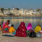 Indien Pushkar am heiligen See