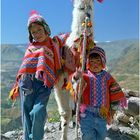 Indigenas am Cañon del Colca, Peru