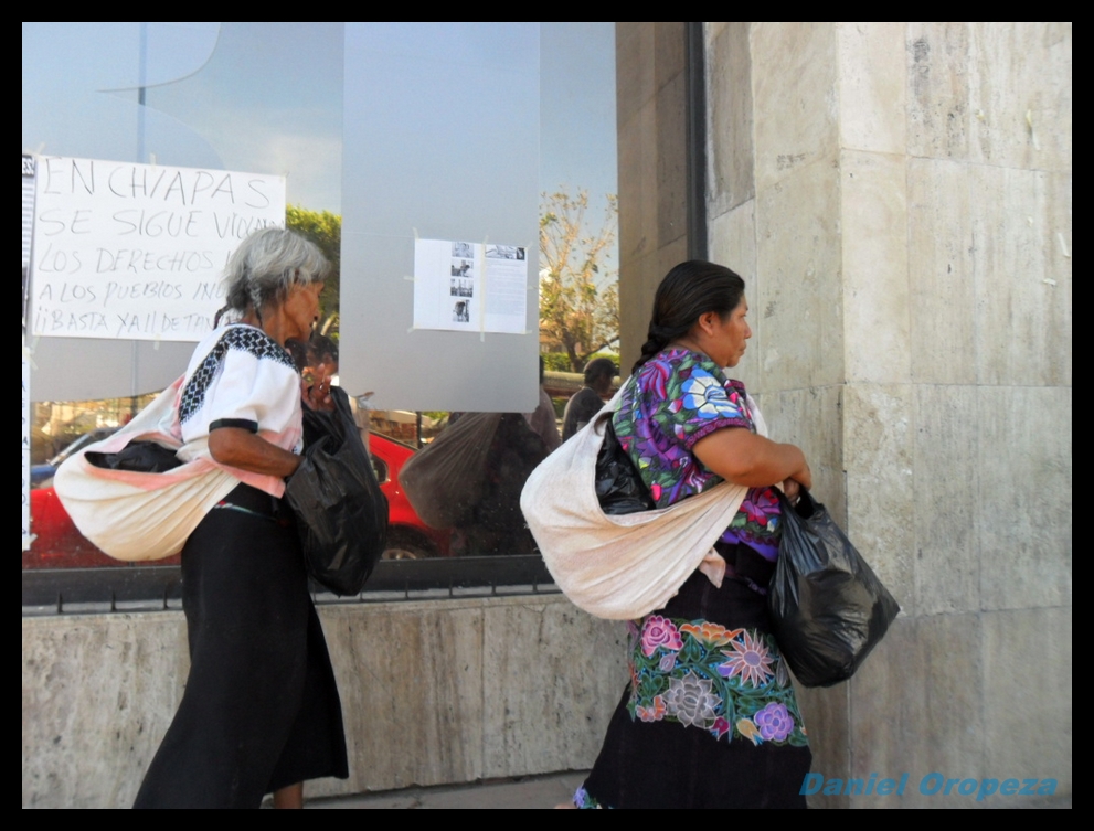 Indigenas Chiapanecas en protesta