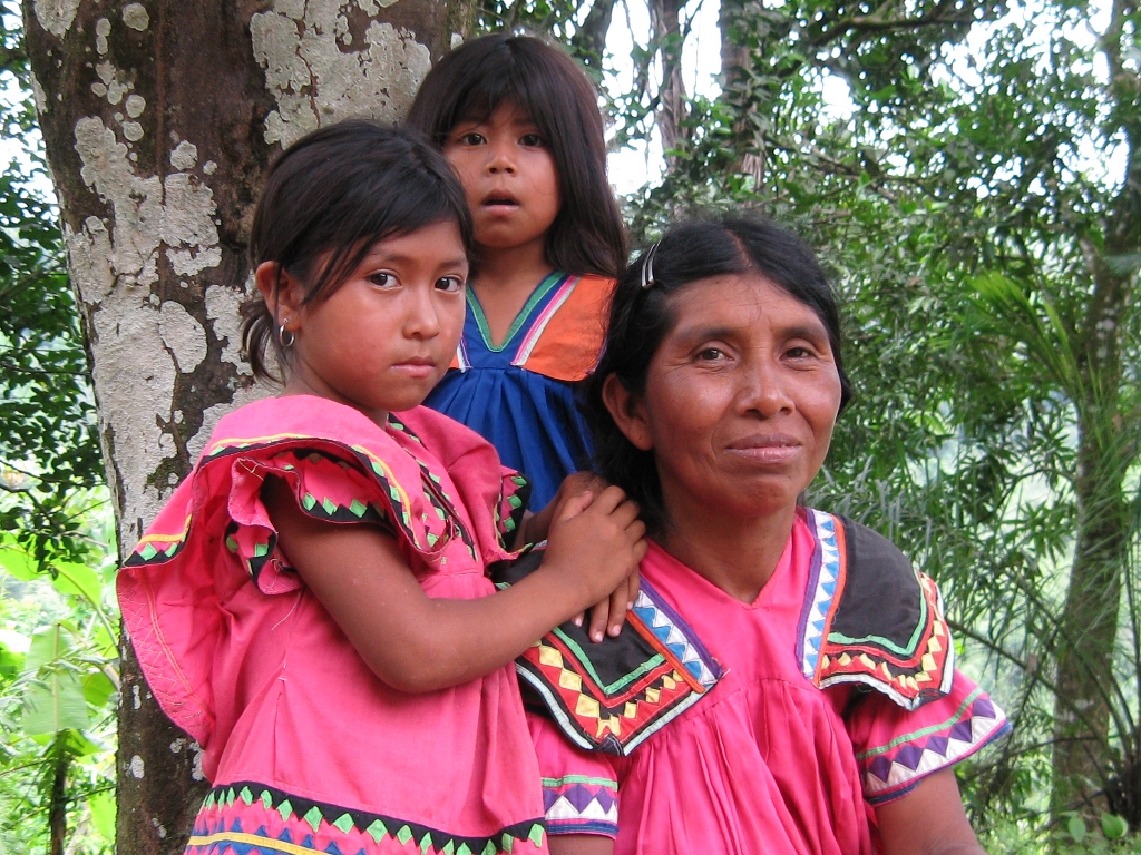 Indigene eines Ngöbe-Bugle-Stammes