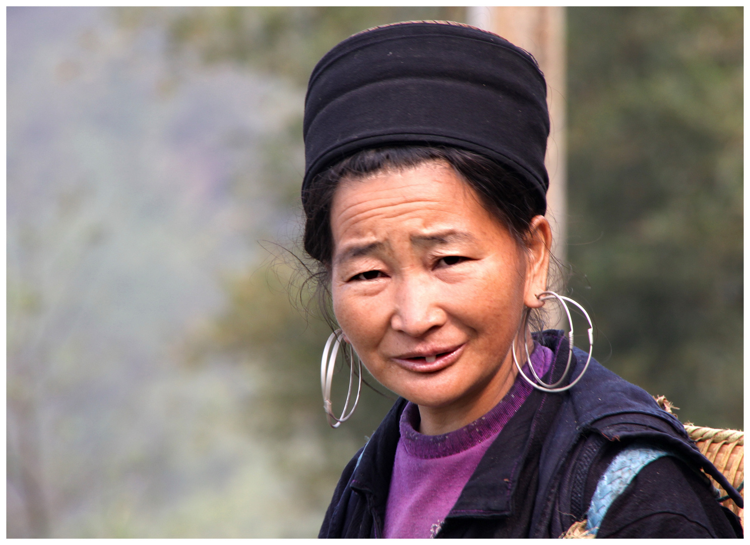 Indigene Frau aus dem Hochland von Vietnam