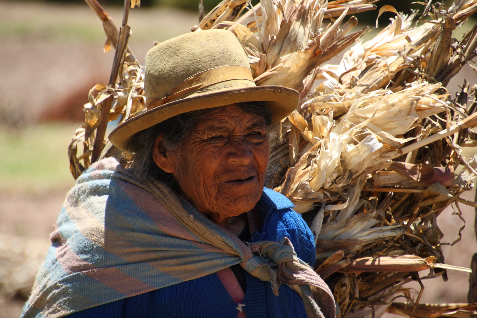 Indio Frau in Peru