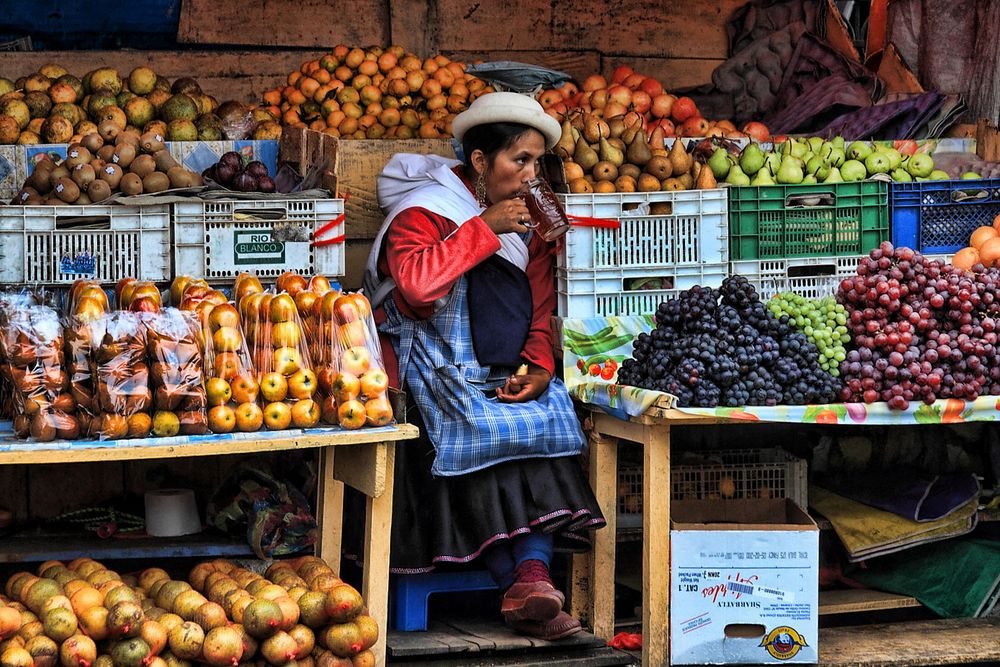 Indio-Markt in Otavalo