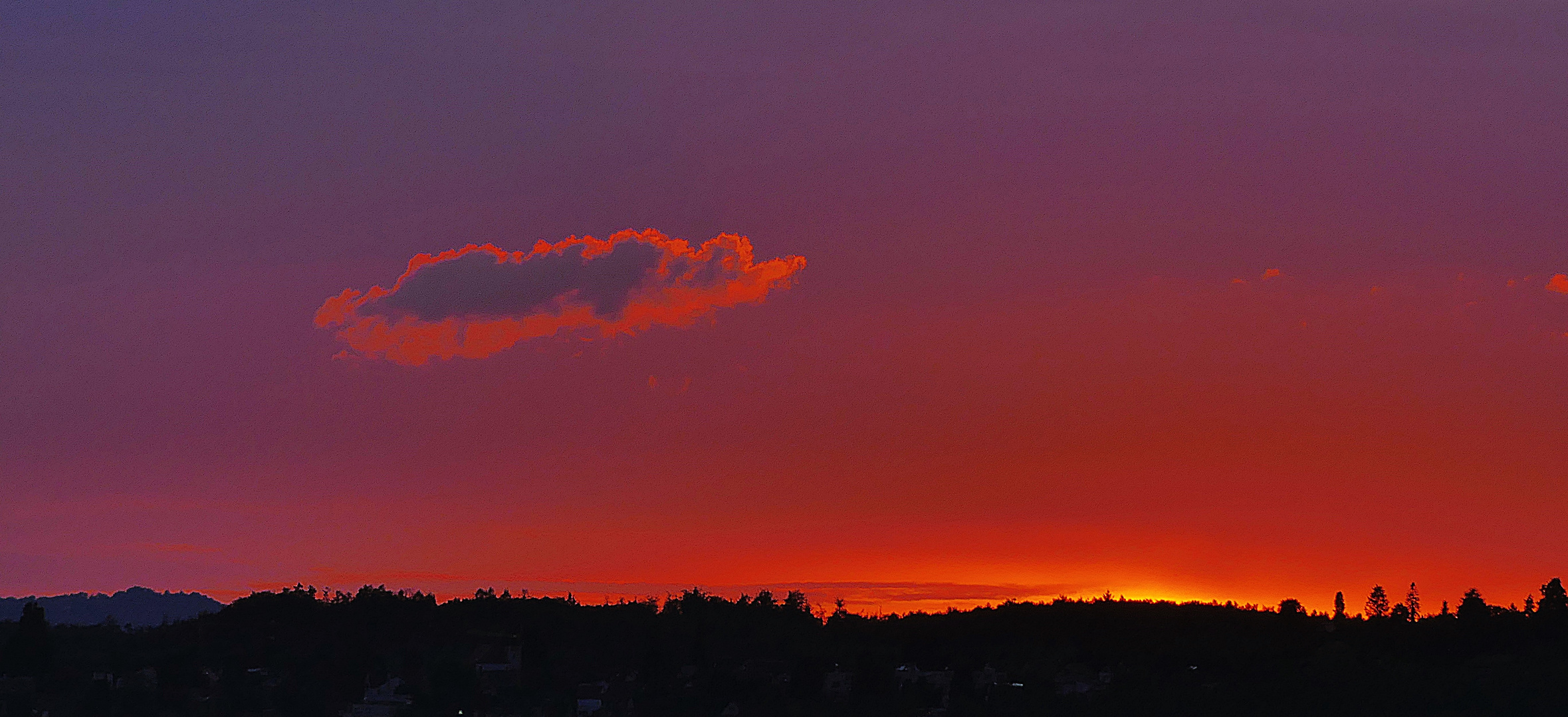 indirekte Wolkenbeleuchtung