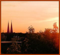 Indirekter Sonnenuntergang