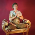 Indische Meditation - Gebet im Schneidersitz