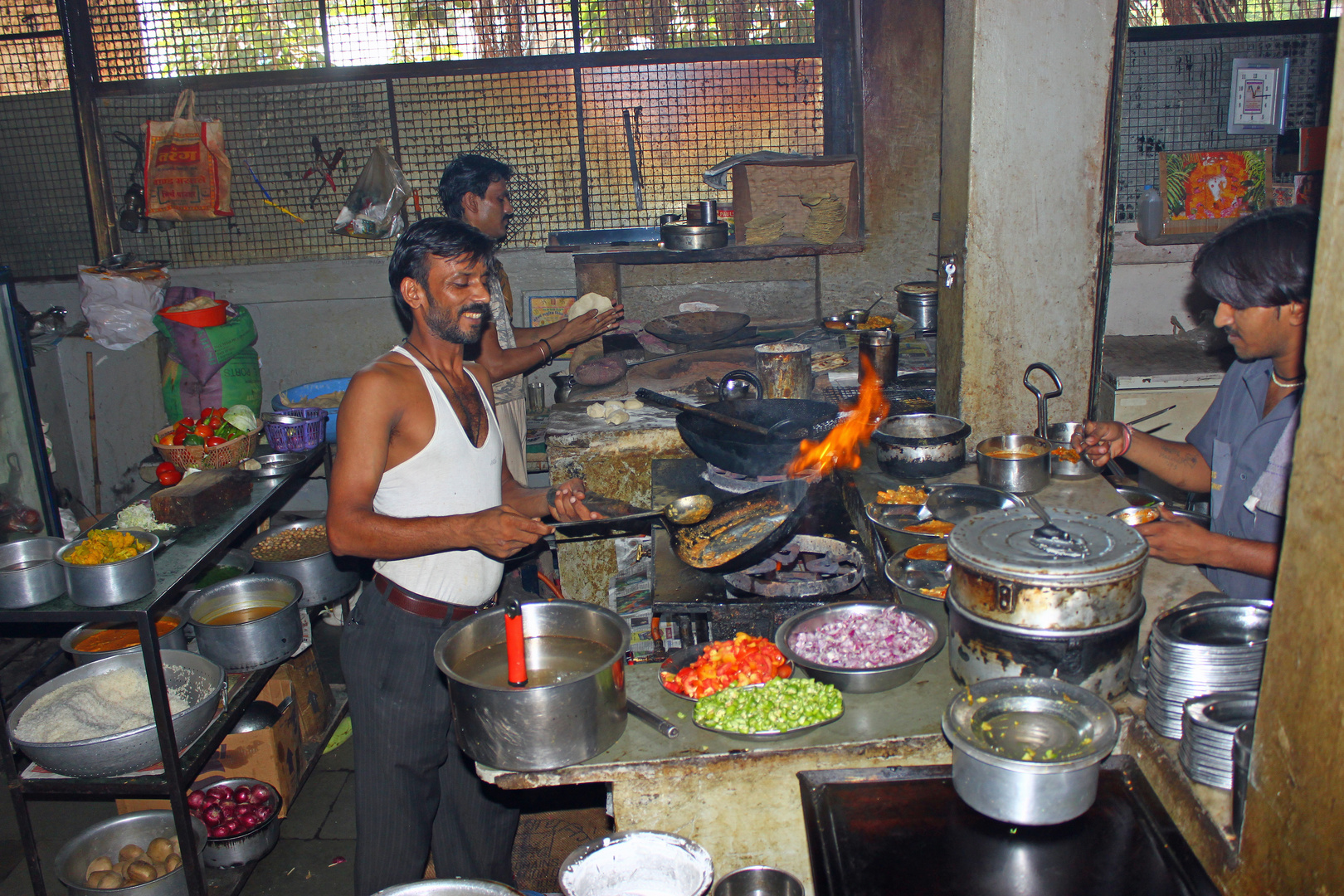 indische Restaurantküche