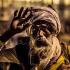 Indischer Pilger auf der Kumbh Mela 2013