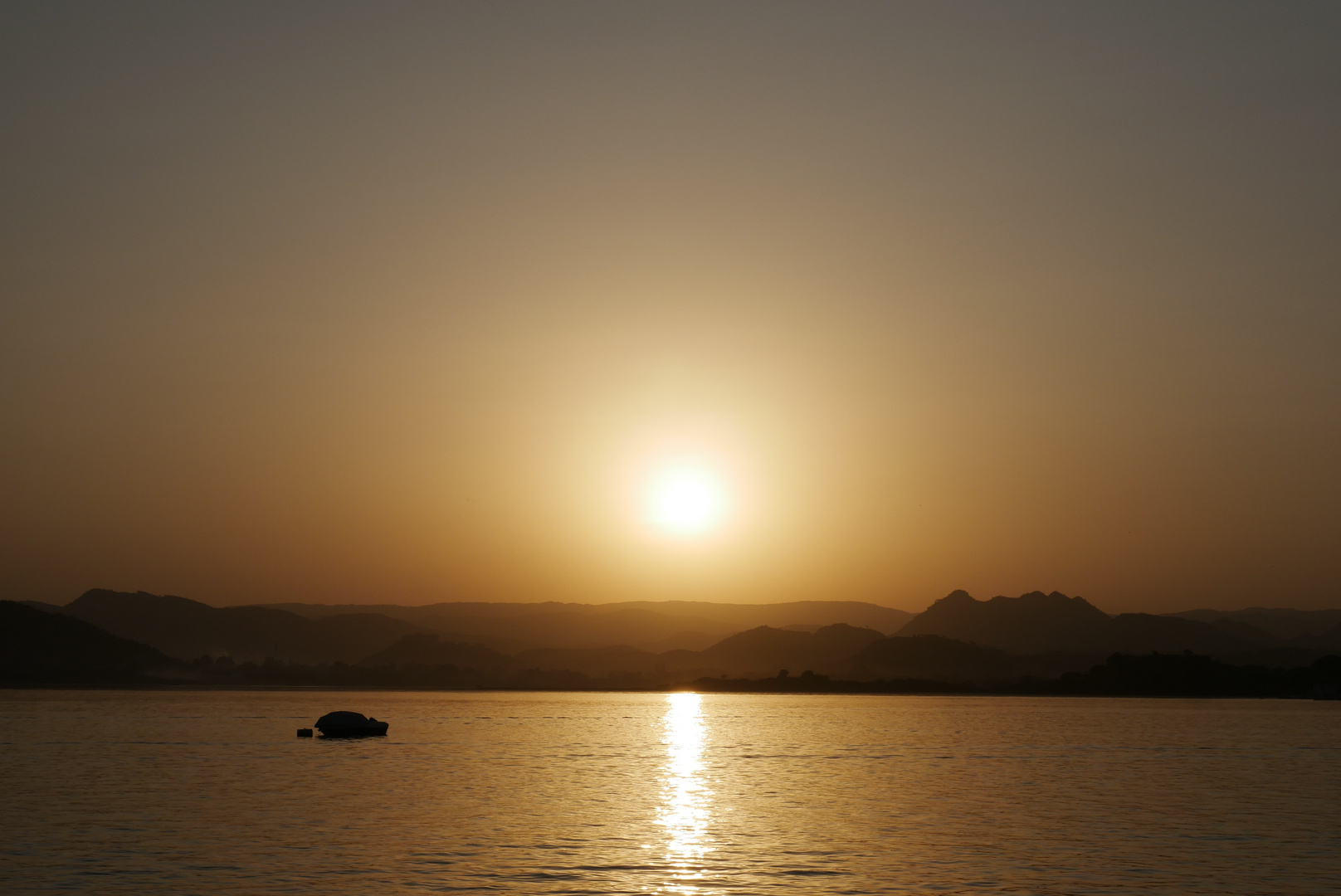 Indischer Sonnenuntergang