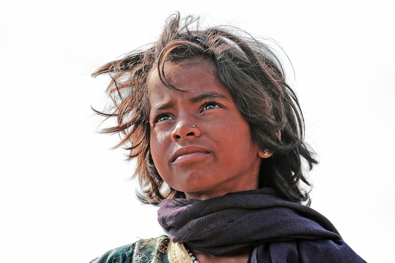 indisches Straßenkind