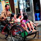 Indonesian Local Commute "Becak"