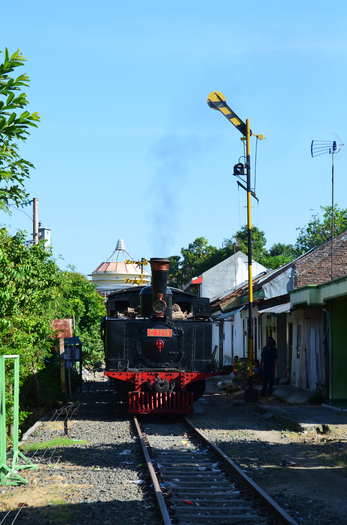 Indonesien 1166 Lok C 12 18 (Hartmann. Chemnitz 1890 auf der Strecke Solo-Wonogiri