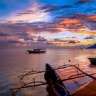 Indonesien 2007: Sulawesi, Bunaken, Sonnenutergang am Manado Tua