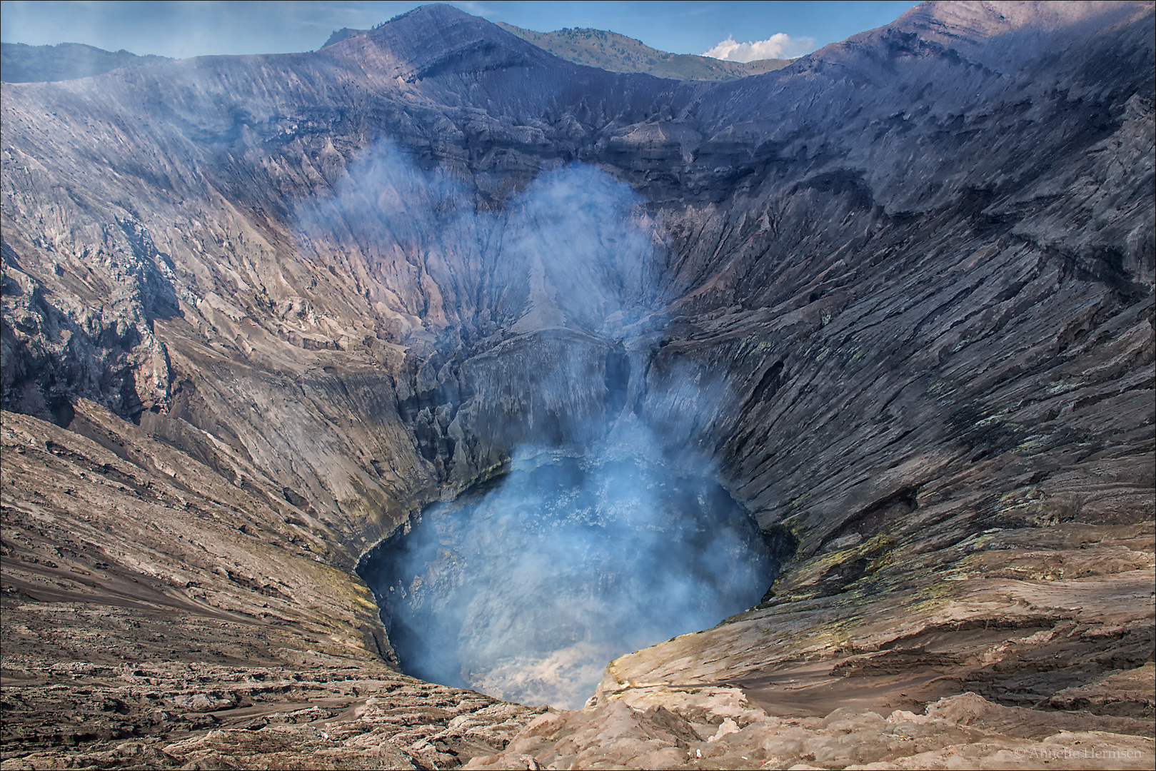 Indonesien 31 Der Blick in den Krater Foto Bild Indonesien 31 Der Blick in den Krater Foto Bild