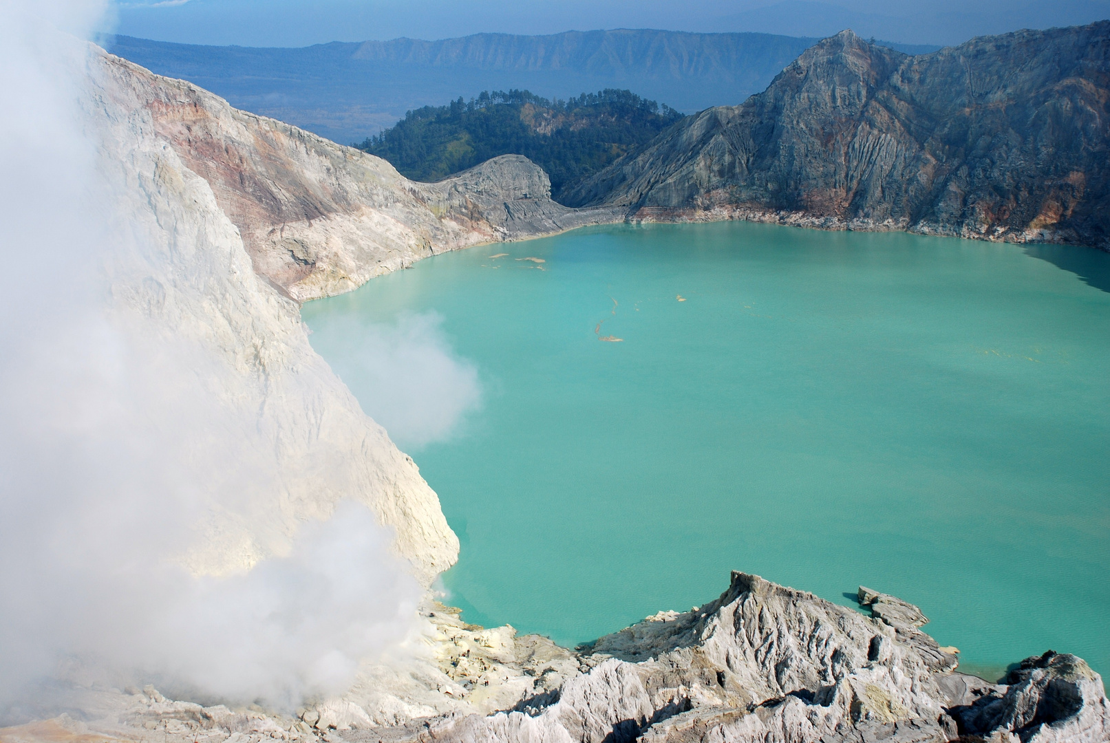 Indonesien, der Vulkan Kawah Ijen