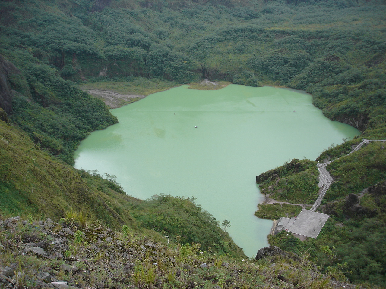 Indonesien, der Vulkan Kelud 2007