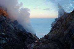 Indonesien, der Vulkan Merapi 2911m