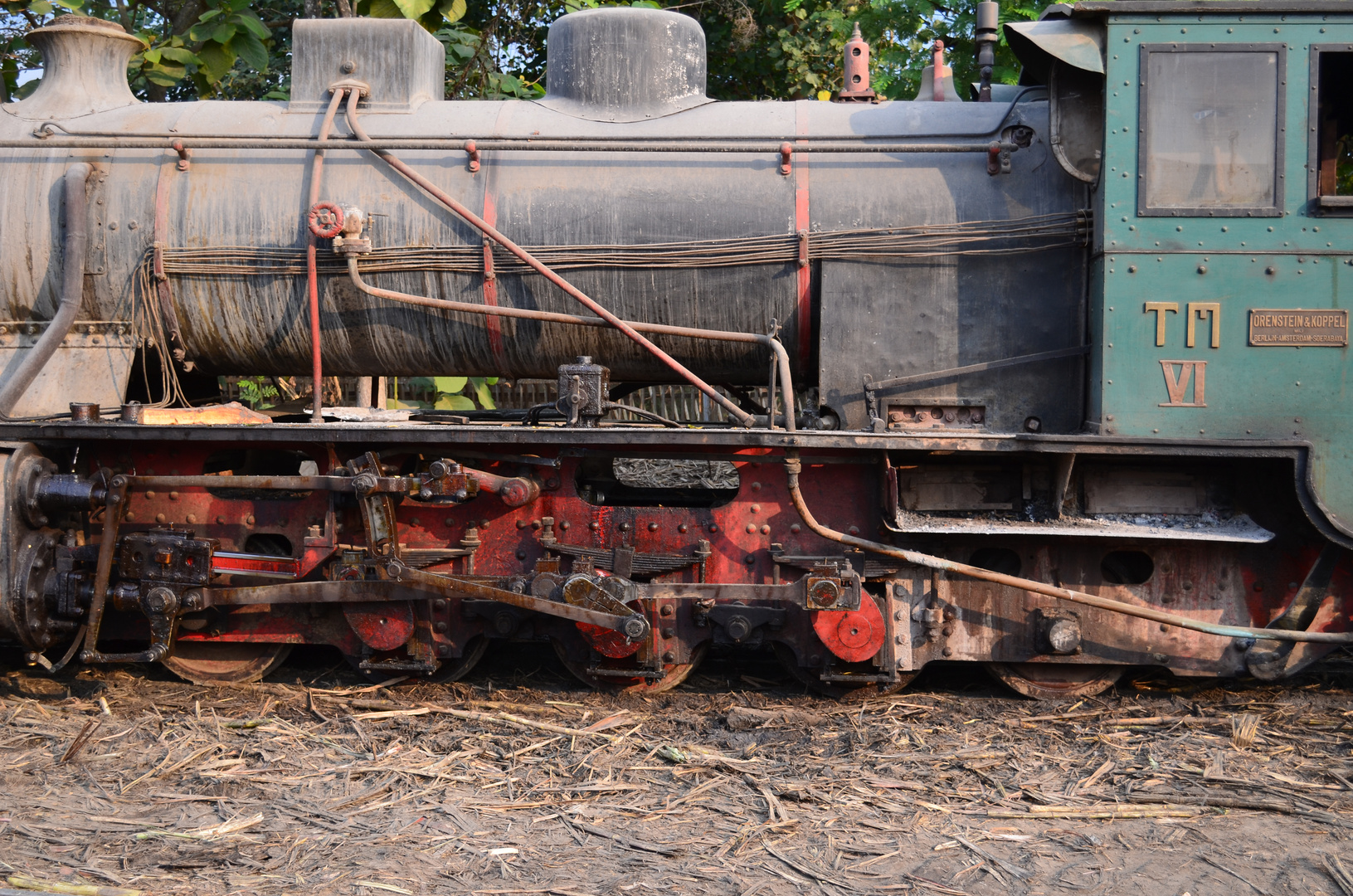 Indonesien II 250 Zuckerfabrik Tasik Madu Lok Nr, VI O& K 11790/1929 (Luttermöller-Triebwerk)