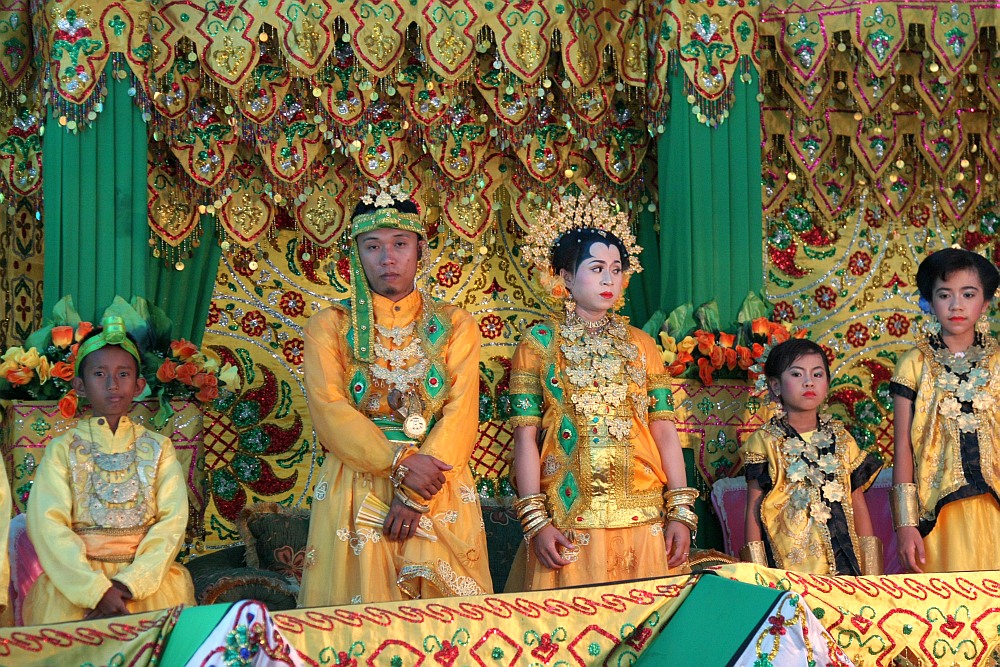 Indonesische Hochzeit