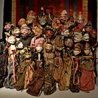 Indonesische Stockpuppen für Wayang Golek