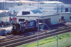 Industrial Area Dubuque, Main Tracks and Siding of Illiones Central, IOWA