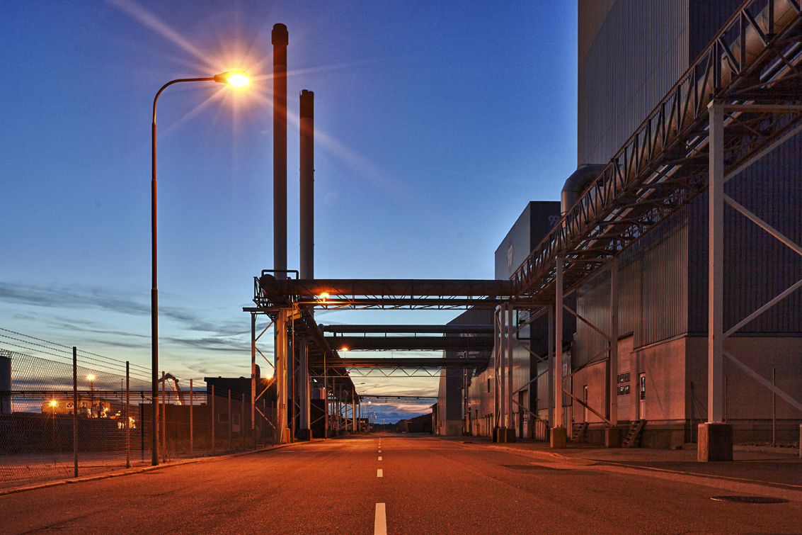 Industrial area, Esbjerg harbor, Denmark