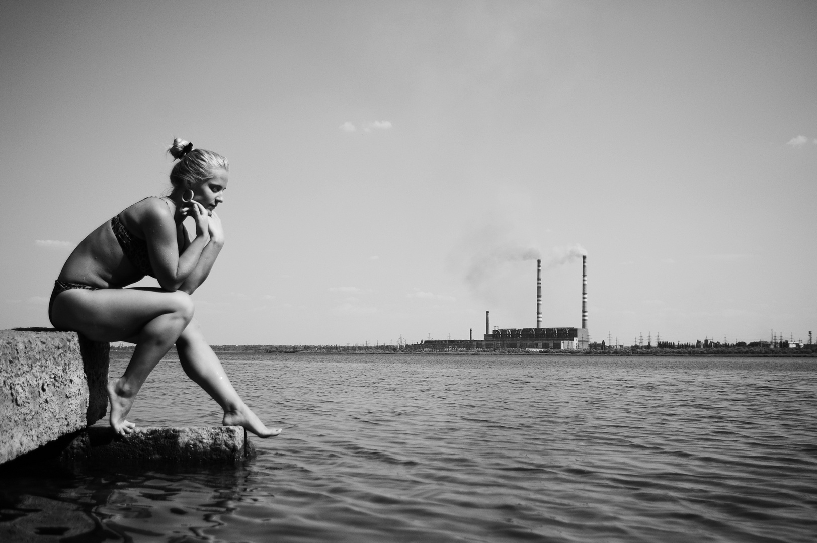 industrial beach