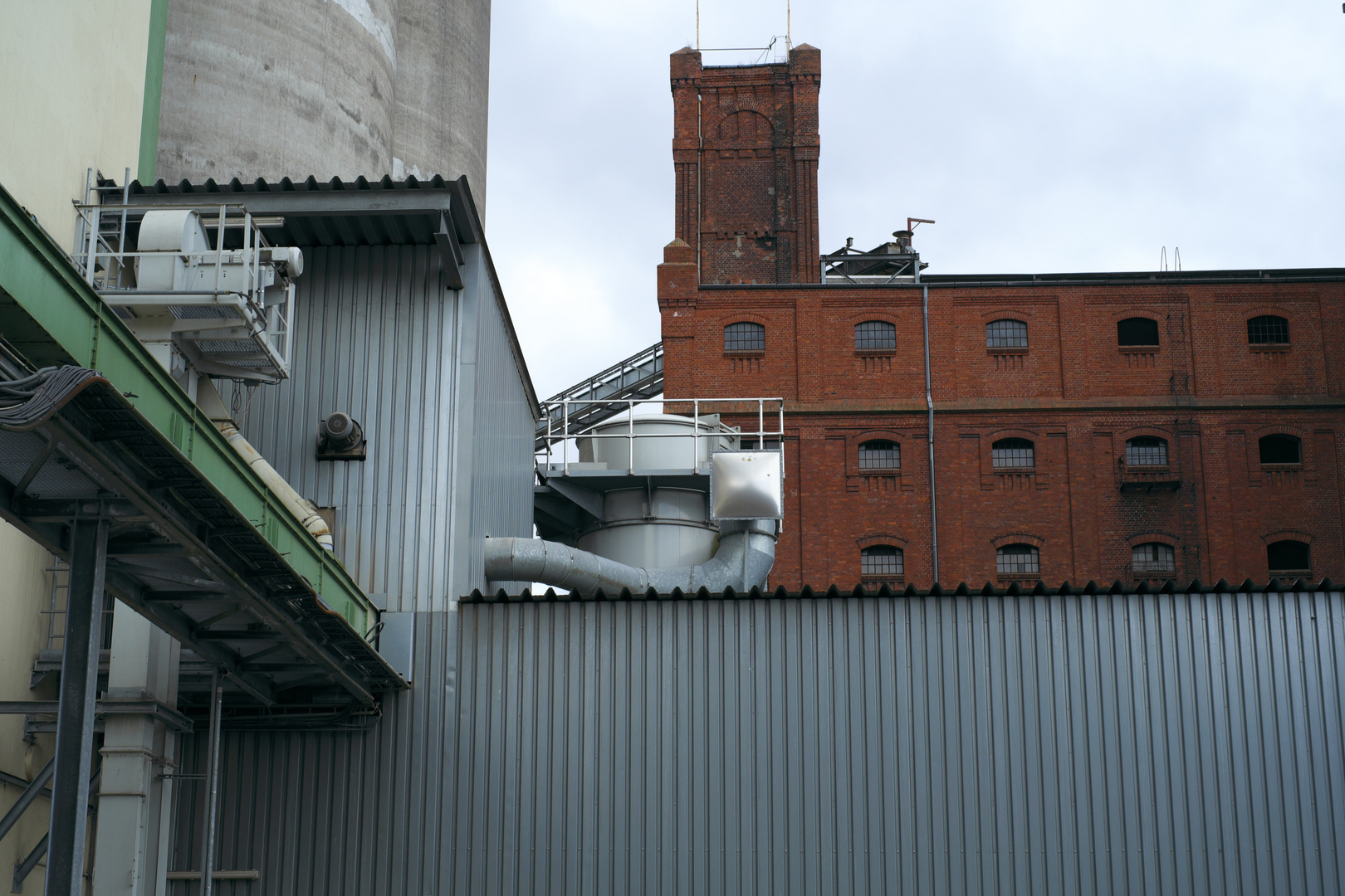 Industrial buildings at the harbor