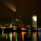 industrial night view