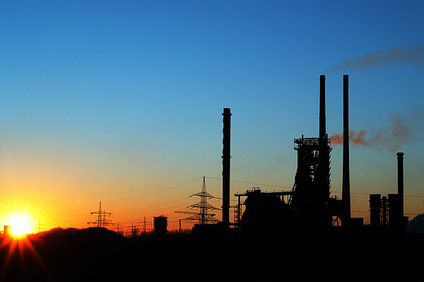 industrial sunset