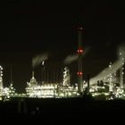 Industrial zone by night