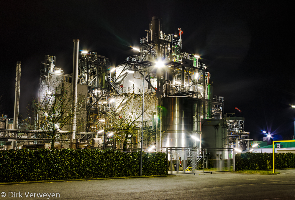 Industrie bei Nacht