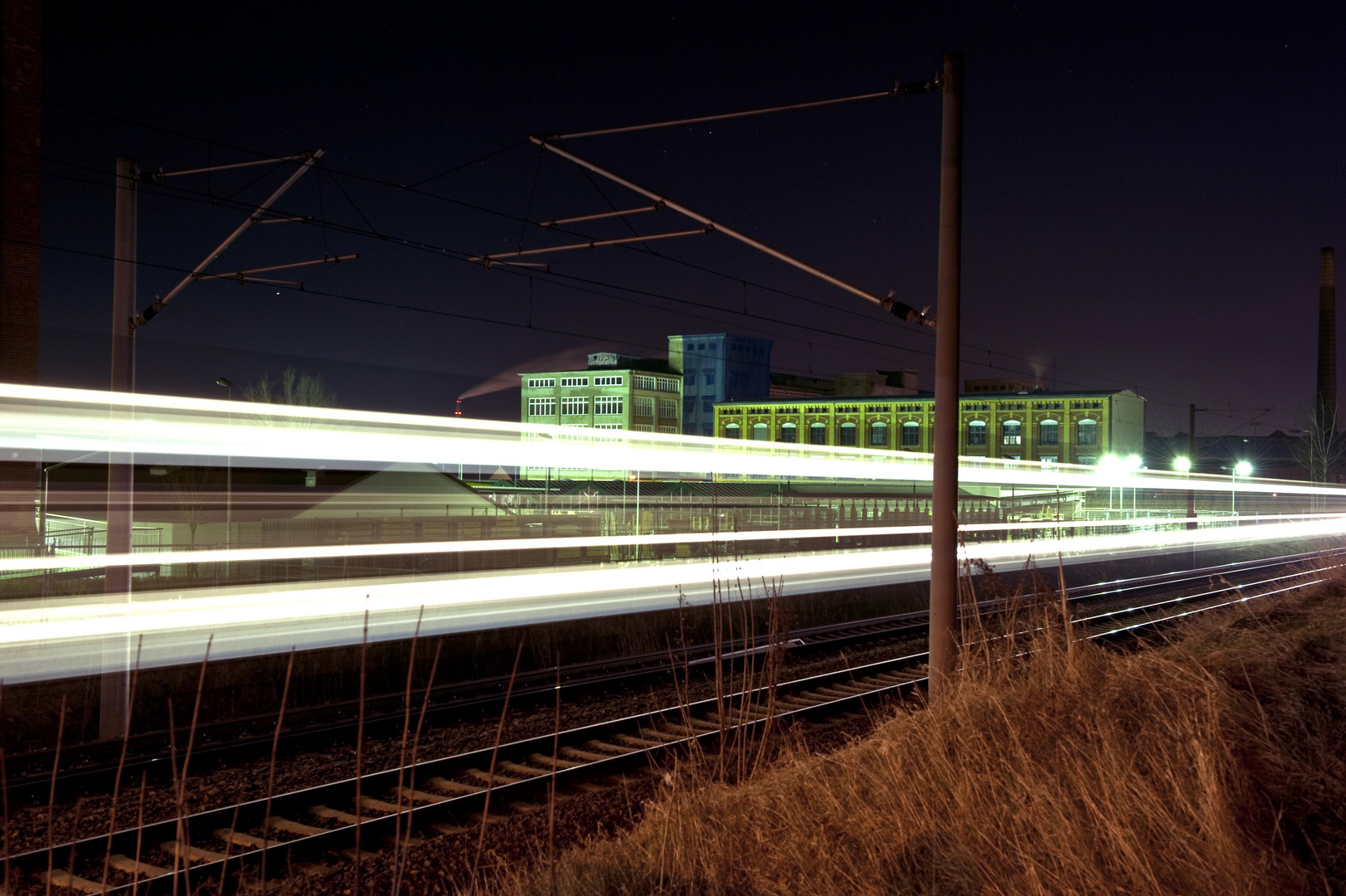 Industrie bei Nacht