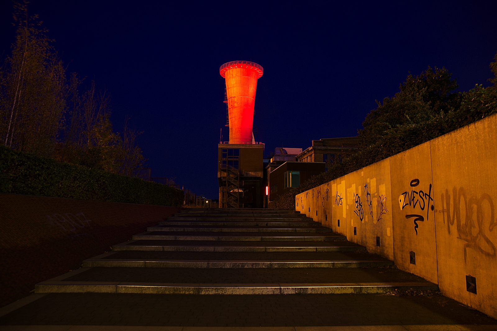 Industrie bei Nacht