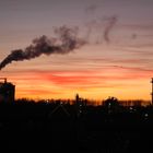 Industrie im Abendrot