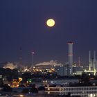 Industrie in Hamburg bei  Nacht !